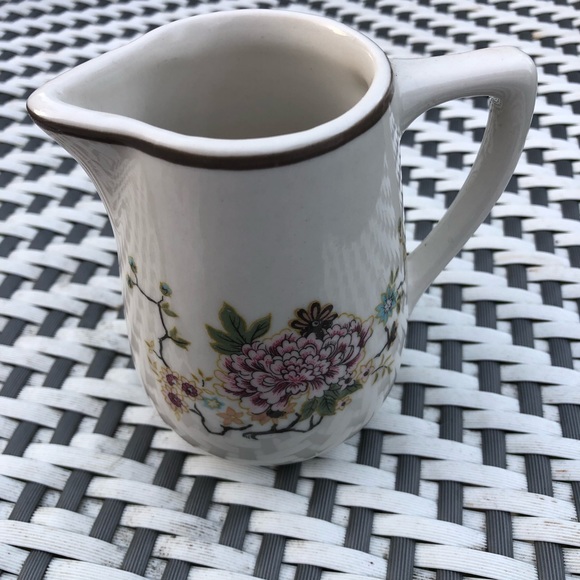 MAYER CHINA vintage floral milk cup pitcher ceramic Beaver Falls PA USA Made 288 - Picture 7 of 13